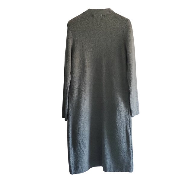 NWT B. Young Long Grey Cardigan Size Medium with Pockets - Picture 2 of 13
